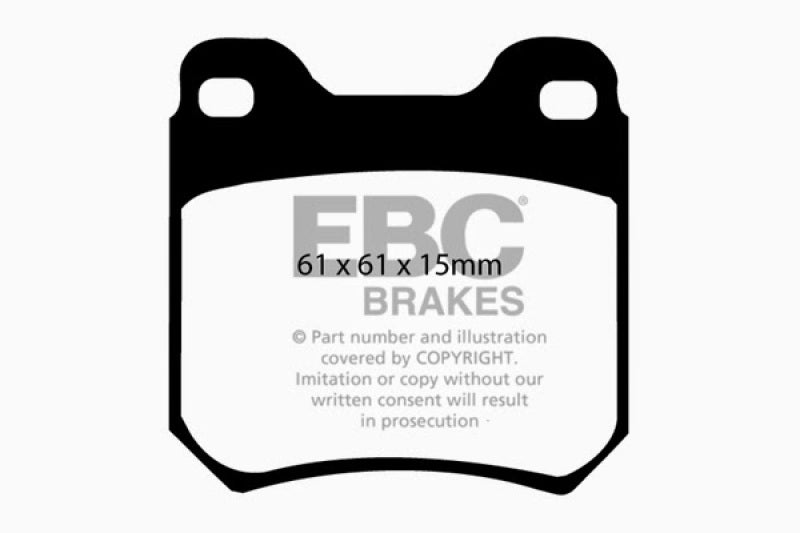 EBC DP2675 fits Cadillac 97-01 Catera 3.0 Greenstuff Rear Brake Pads