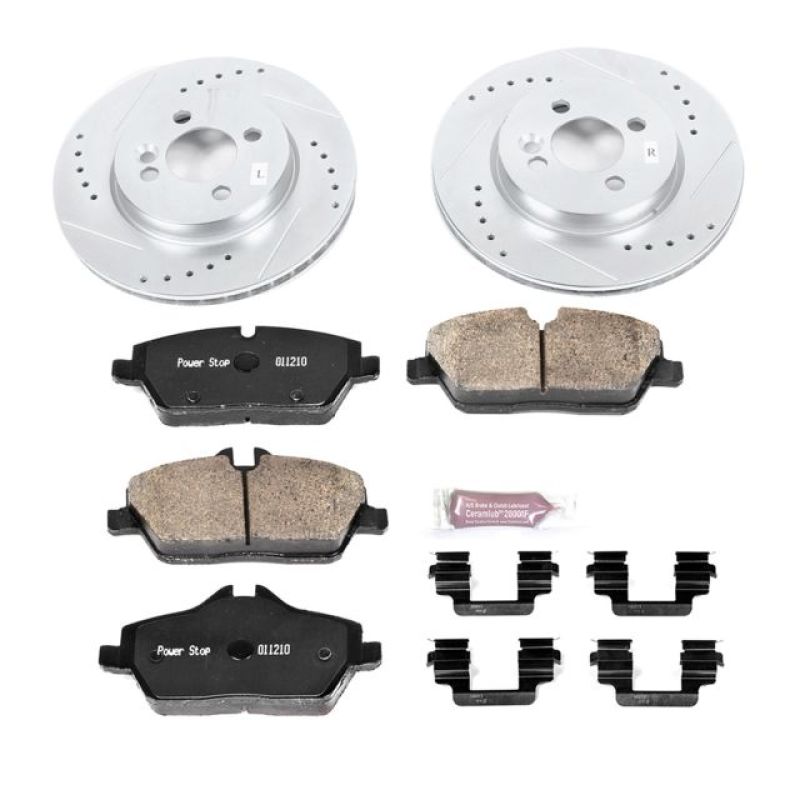 PowerStop K6739 fits Mini 11-16 Cooper Front Z23 Evolution Sport Brake Kit