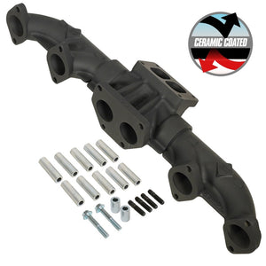 BD Diesel 1048006 Pre-2002 ISX / Cummins Signature 600 ISX T6 Ceramic Coated Exh