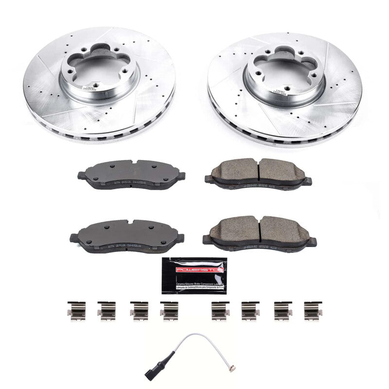 Power Stop K8979 20-22 fits Ford Transit-350 HD Front Z23 Evolution Brake Kit