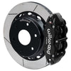 Wilwood 03-08 Audi A4 Forged Narrow Superlite 4R Rear Big Brake Kit 12.88in Slot Rotor - Black