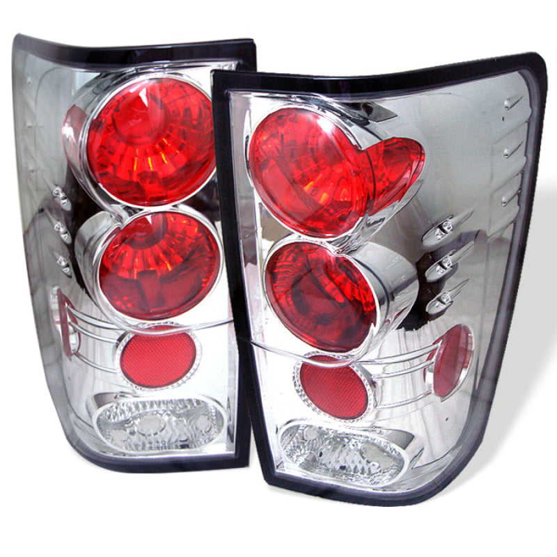 Spyder 5007032 fits Nissan 04-14 Titan Euro Style Tail Lights Chrome ALT-YD-NTI