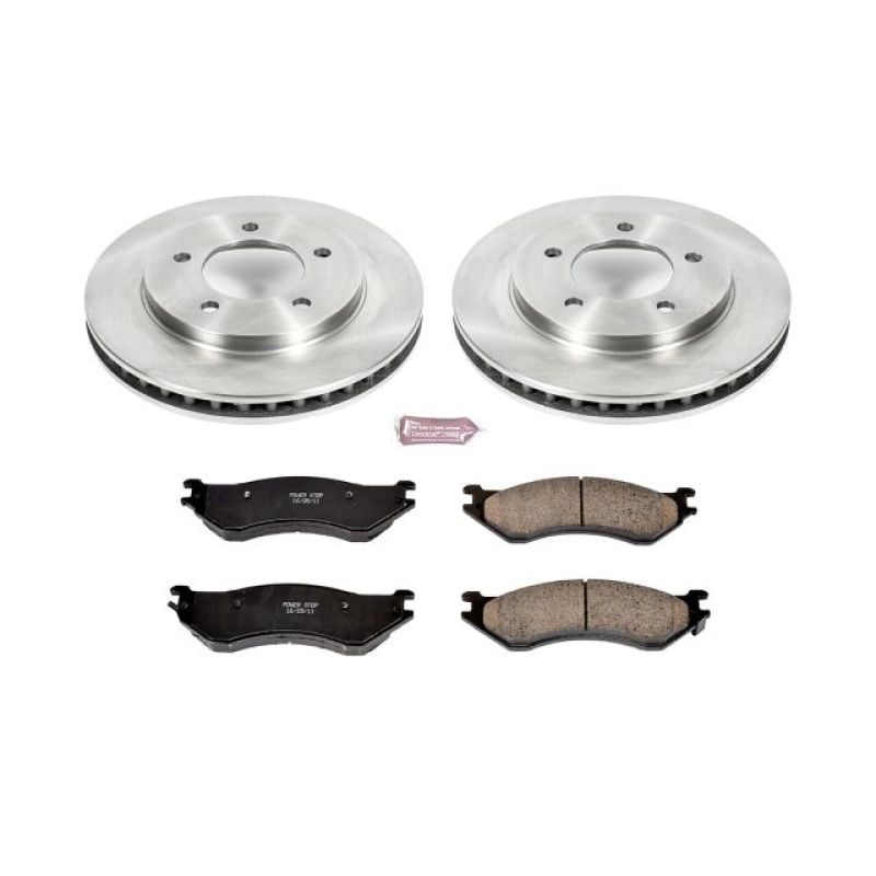 PowerStop KOE1869 fits Ford 97-02 Expedition Front Autospecialty Brake Kit