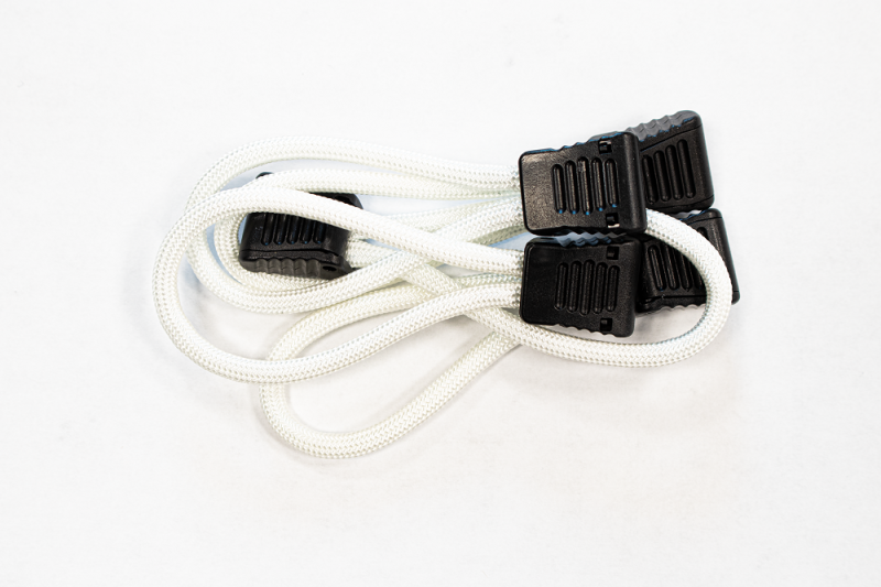 Fishbone Offroad FB51279-W Paracord Zipper Pulls 5 Pcs White