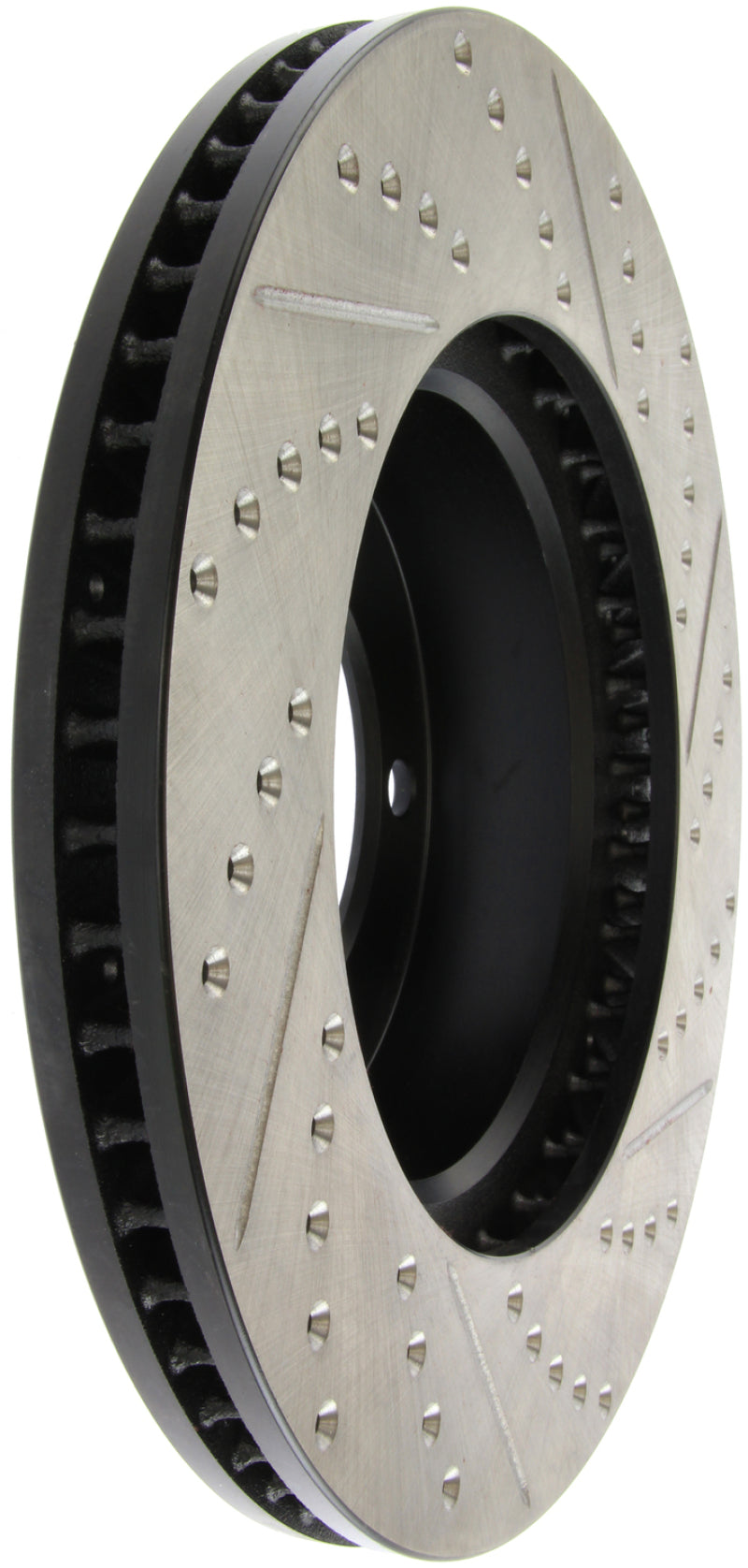 Stoptech 127.44118R 00-06 Toyota Tundra / 01-07 Toyota Sequoia Front Right Slotted & Drilled Rotor