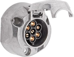 Hella LA001941002 Socket 7Pole Metal Iso 1724