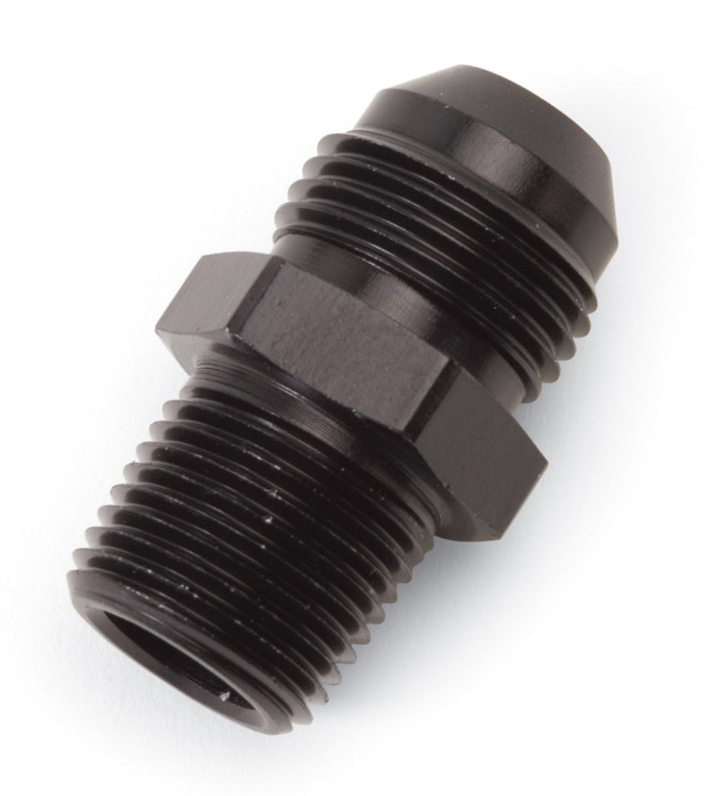 Russell 660463 Performance -6 AN to 3/8in NPT Straight Flare to Pipe (Black)