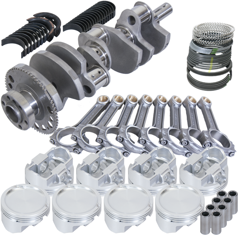 Eagle 627724010 fits Chevy LS2 4.000in Crank 58 Tth Reluctor 6.125in I-Beam Rods 4.010in Pistons Rotating Assembly