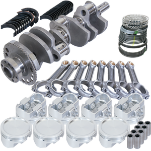 Eagle 627623800 fits Chevy 4.8/5.3 LS 4.000in Crank 58 Tth Rlctor 6.125in I-Beam 3.800in Pistons Rotating Assembly