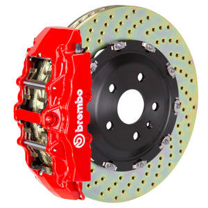 Brembo 1G1.9022A2 Brembo 03-08 SL55 AMG Front GT BBK 8 Piston Cast 380x34 2pc Rotor Drilled-Red