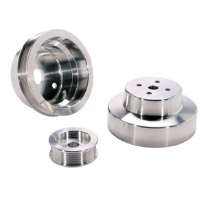 BBK  1603 GM Truck 4.3 5.0 5.7 Underdrive Pulley Kit - Lightweight CNC Billet Al
