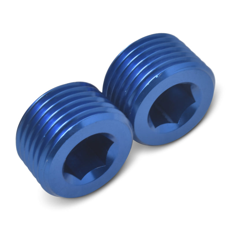Russell 662060 Performance 1/2in Allen Socket Pipe Plug (Blue)