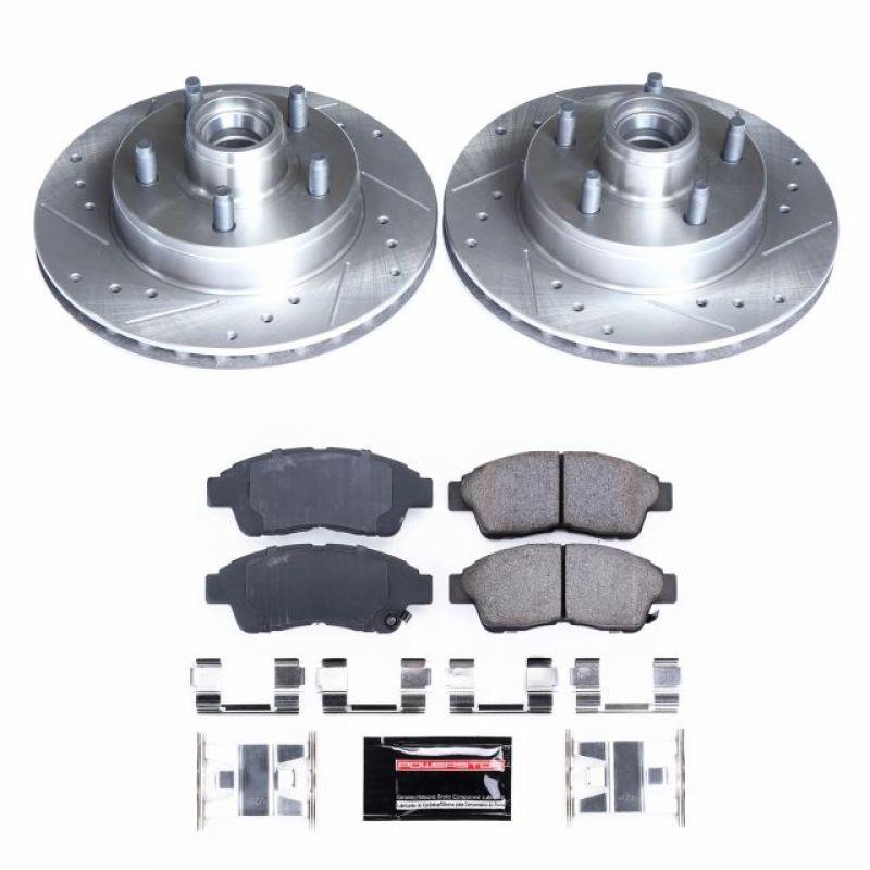 PowerStop K5079 fits Ford 95-97 Ranger Front Z23 Evolution Sport Brake Kit