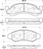Stoptech 308.0375 Street Brake Pads