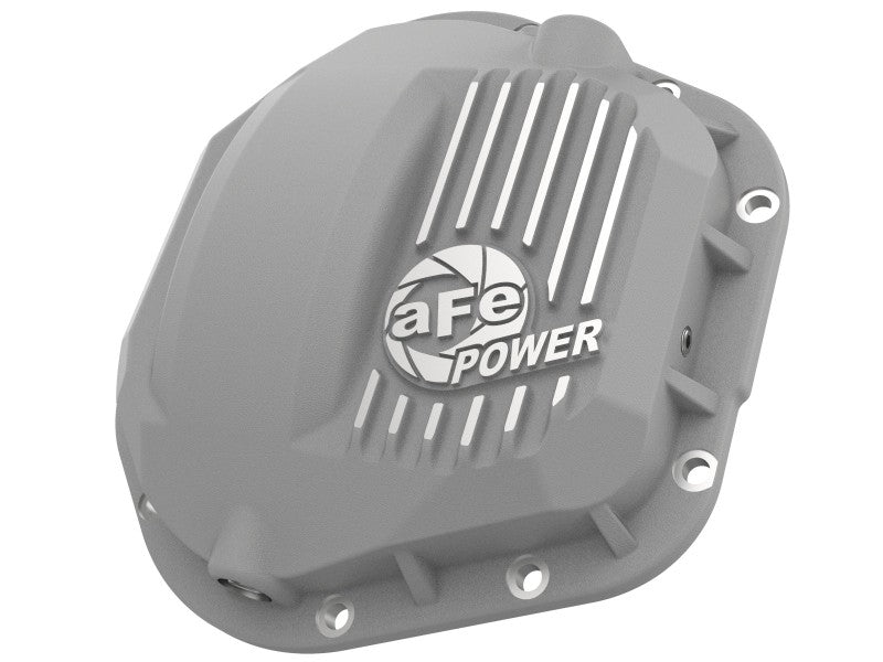 AFE 46-70080 Differential Cover (Raw; Street Series); fits Ford Diesel Trucks 9