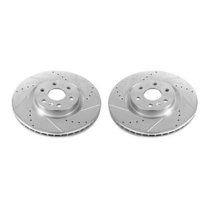 PowerStop fits Cadillac 10-16 SRX Front Evolution Drilled & Slotted Rotors -
