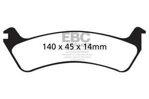 EBC UD664 95-98 fits Ford Windstar 3.0 Ultimax2 Rear Brake Pads