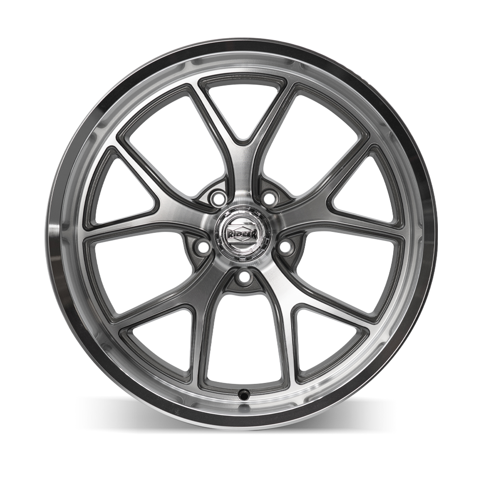 RIDLER 661-8973GGD RIDLER 661 661 GLOSS GREY WITH DIAMOND CUT FACE AND LIP