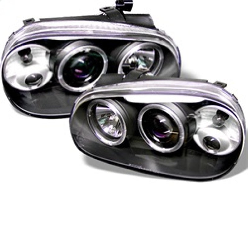 Spyder 5012159 fits Volkswagen 99-05 Golf IV Projector Headlights LED Halo Blac