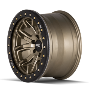 Dirty Life 9303-2970MGD 9303 DT-1 20x9 / 8x170 BP / 0mm Offset / 130.8mm Hub Satin Gold Wheel - Beadlock