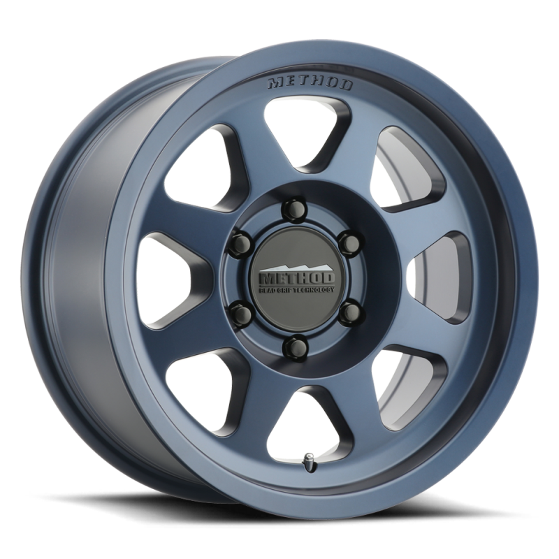 Method MR70157051615 MR701 15x7 +15mm Offset 5x100 56.1mm CB Bahia Blue Wheel