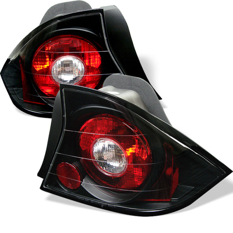 Spyder 5004369 fits Honda 01-03 Civic 2Dr Euro Style Tail Lights Black ALT-YD-H