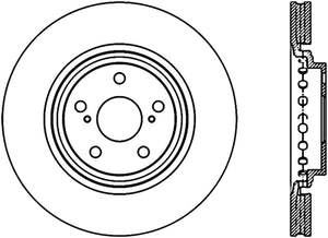 Stoptech 126.44158CSL 10-15 Lexus RX350 Cryo Sport Front Left Slotted Rotor