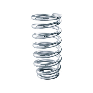 QA1 8MB600 3-1/2in ID Tapered Spring - 8in Length x 600lbs/in - Chrome Plated