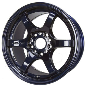 Gram Lights WGIE28AD 57DR 15x8 +22mm 4-110 Dark Blue Wheel
