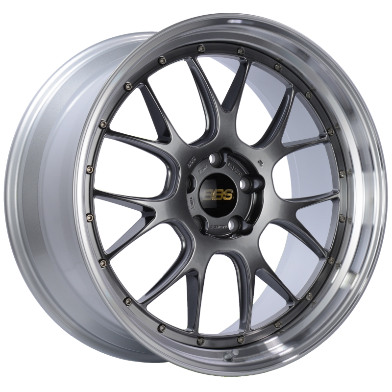 BBS LM326DBPK LM-R 21x10 5x120 ET35 Diamond Black Center Diamond Cut Lip Wheel -82mm PFS/Clip Required