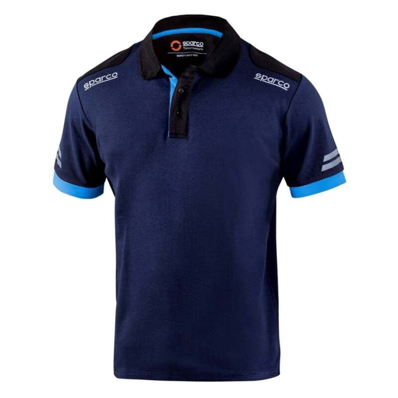 SPARCO 02415BMAZ3L TW Polo - Large - Navy/Blue