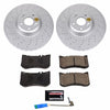 Power Stop CRK7852 18-21 fits Mercedes-Benz S560 Front Z23 Coated Brake Kit
