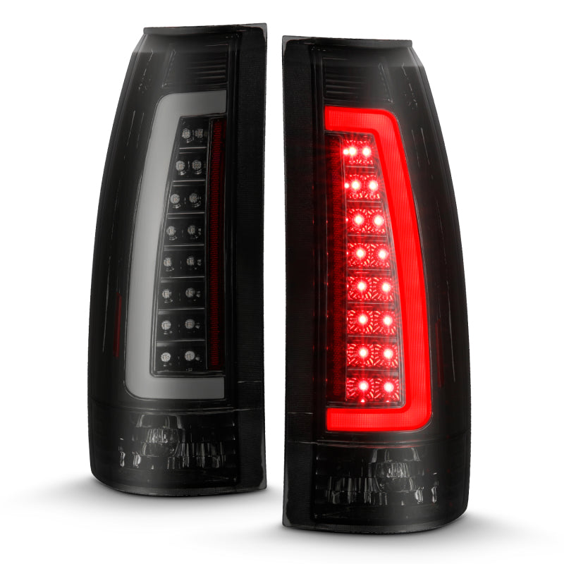 ANZO 311345 1900 fits Cadillac 99-20 Escalade LED Taillights Black Housing Smoke Lens Pair