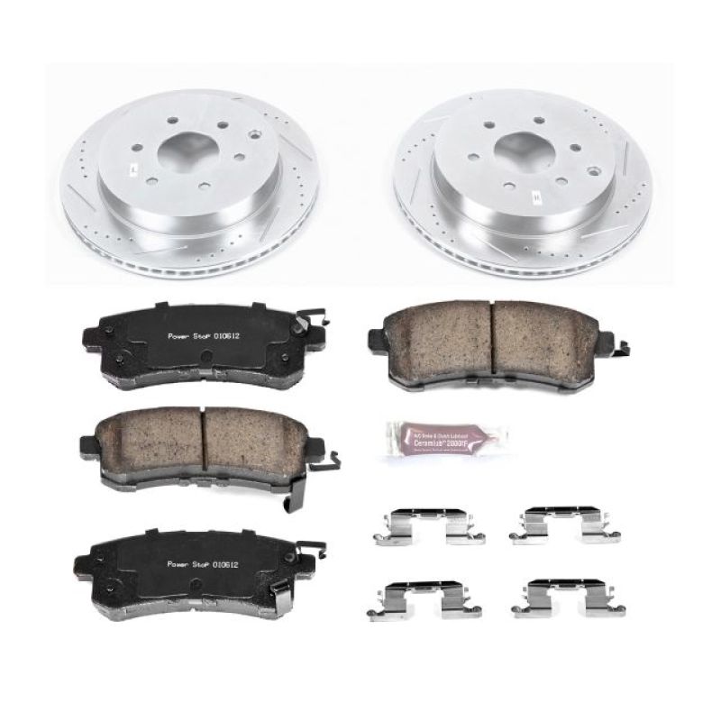 PowerStop K6323 fits Infiniti 11-13 QX56 Rear Z23 Evolution Sport Brake Kit
