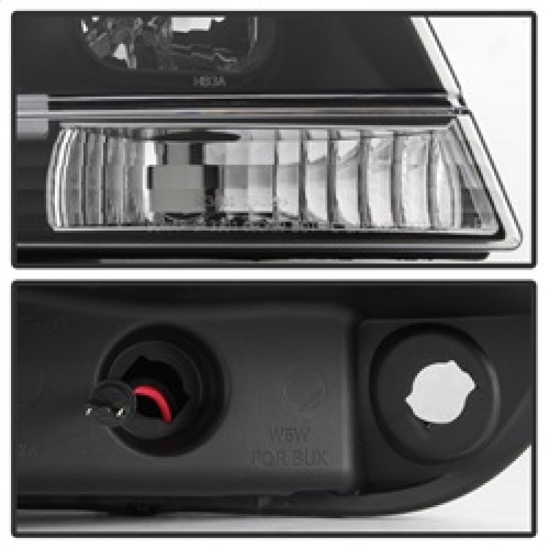 Spyder 5085221 fits Jeep 99-04 Grand Cherokee Projector Headlights - Light Bar