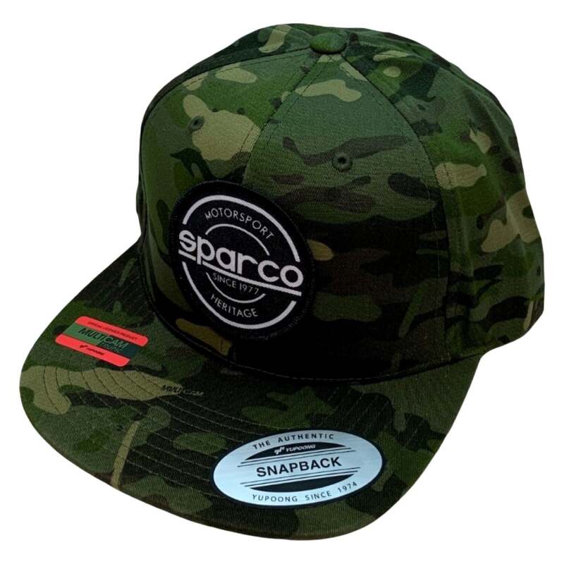 SPARCO SP21MT Cap S-Patch Snapback - Cam Tropi