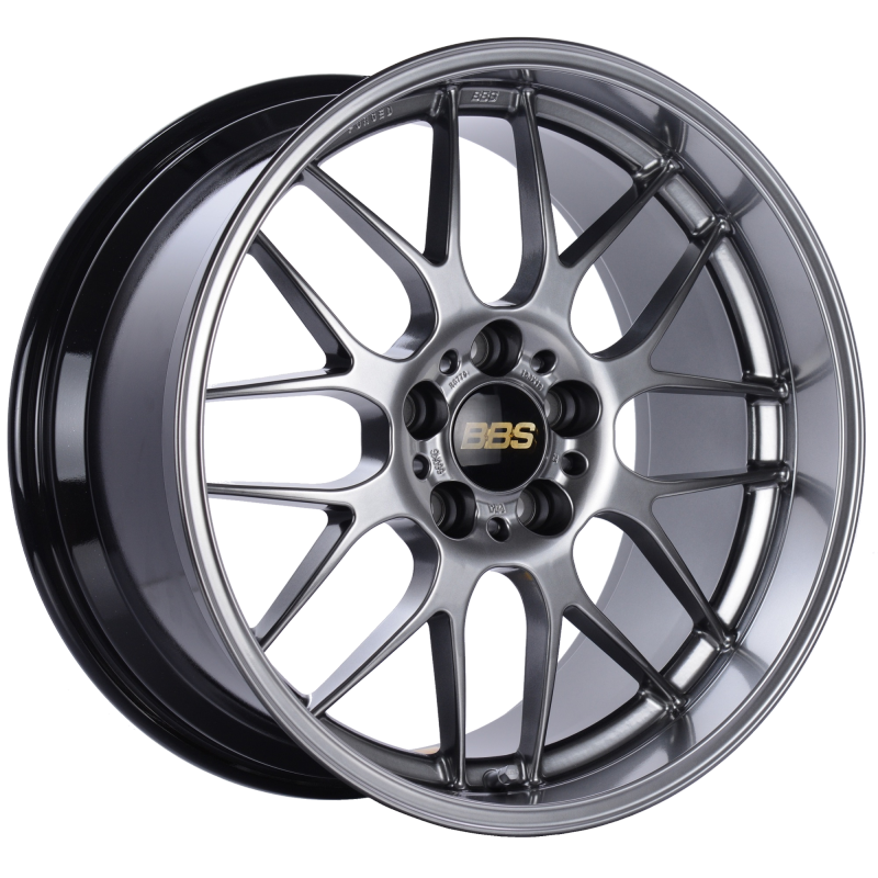 BBS RG737HDBK RG-R 18x8.5 5x120 ET13 Diamond Black Wheel -82mm PFS/Clip Required