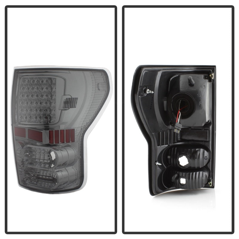 5013231 Xtune fits Toyota 07-13 Tundra LED Tail Lights Smoke ALT-ON-TTU07-LED-