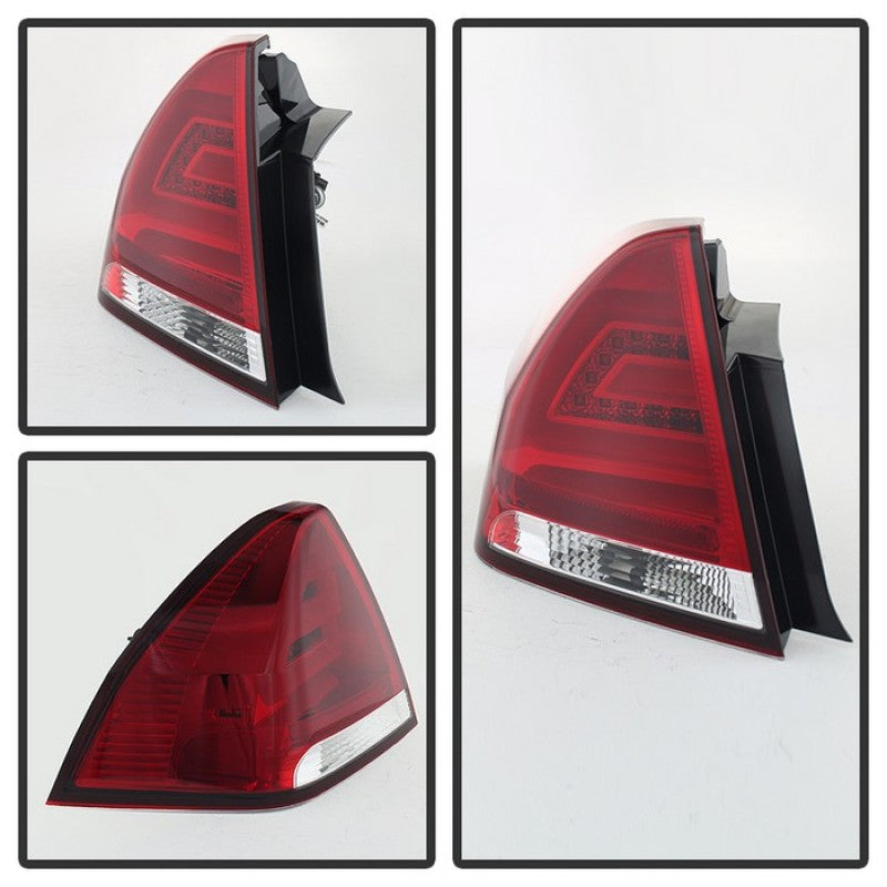 Spyder 5076403 fits Chevy 06-20 Impala 2013 LED Tail Lights Red Clear ALT-YD-CH