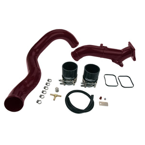 Wehrli WCF100693-GB fits Chevy 6.6L LB7 Duramax 3in Y-Bridge Kit-Gloss Black