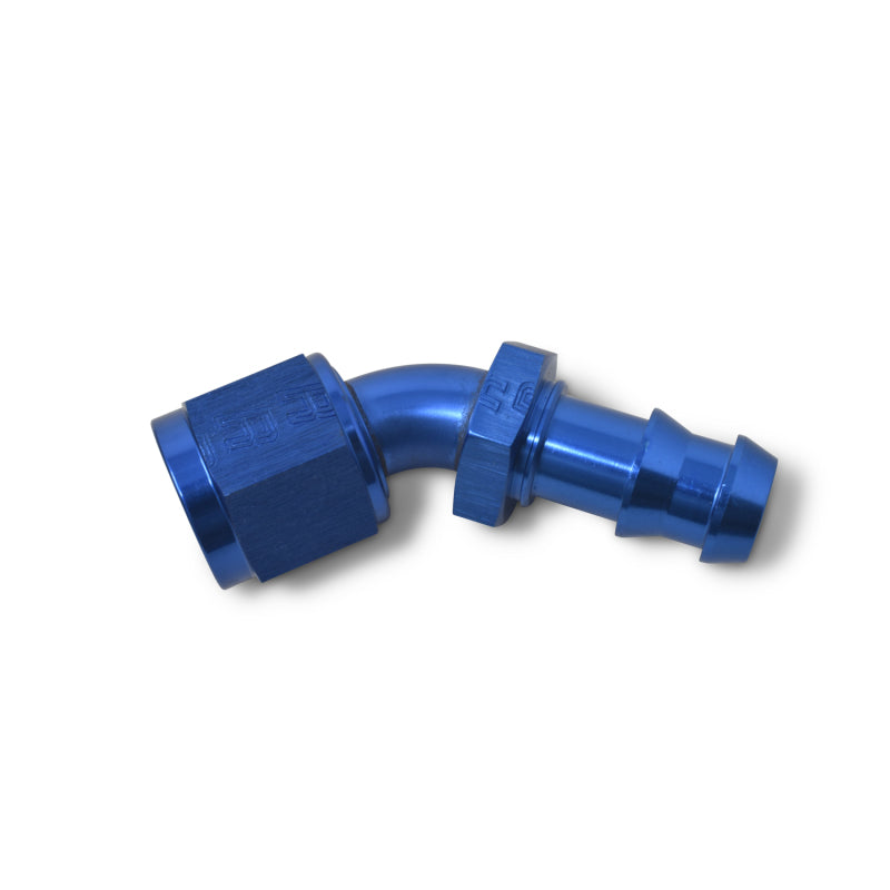 Russell 624100 Performance -10 AN Twist-Lok 45 Degree Hose End (Blue)