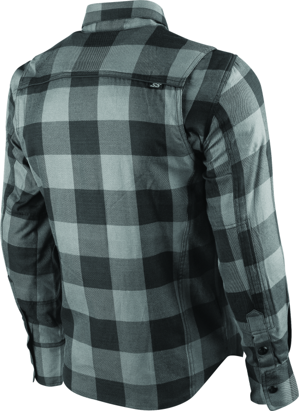 Speed and Strength 889731 True Grit Armored Moto Shirt Grey - Small