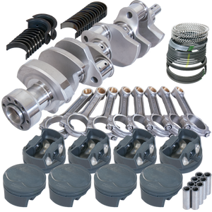 Eagle 62136040 fits Chevy LT1 350 1Pc 3.750in Crank 6.000in I-Beam Rod 11cc Dome 4.040in Pistons Rotating Assembly