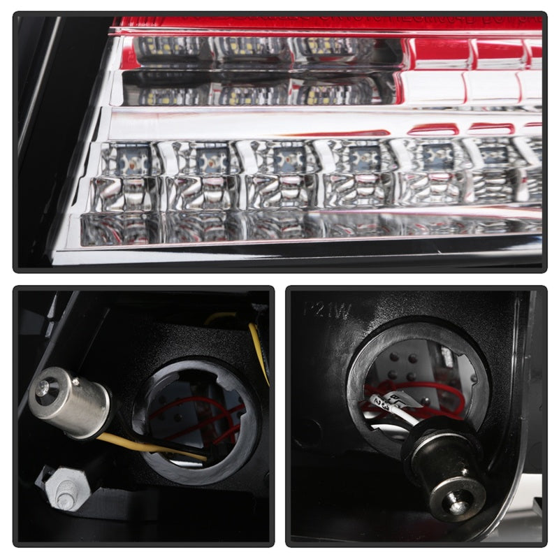 Spyder 5086075 fits Pontiac 08-09 G8 Version 2 Light Bar LED Tail Lights - Red