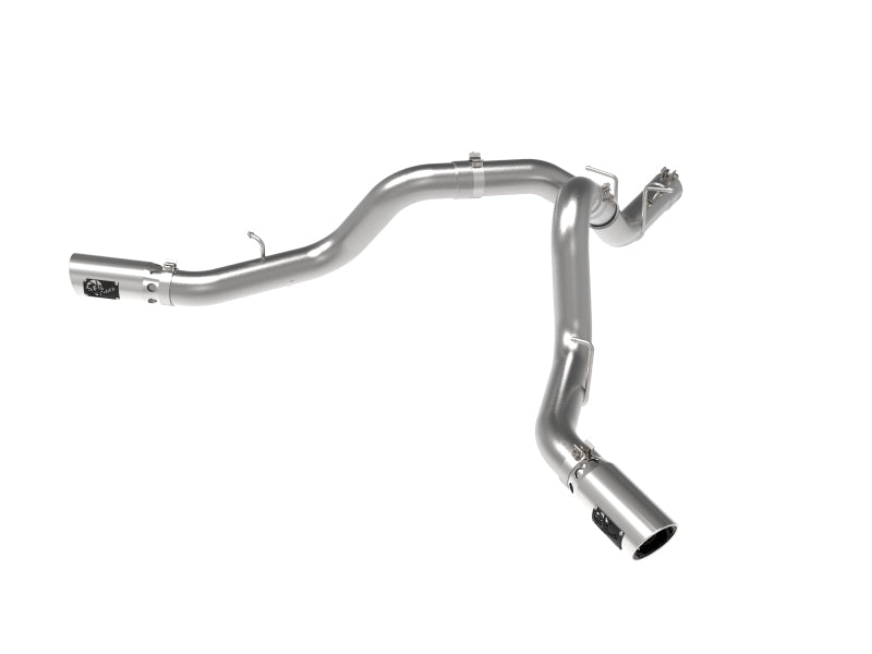 AFE 49-44126-P Bore-HD 4in 409SS DPF-Back Exhaust System w/Polished Tips 20 fit