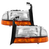 xTune 9036750 fits Dodge Dakota 97-04 OEM Style Headlights w/ Amber Bumper Ligh