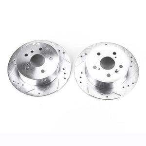 PowerStop fits Lexus 07-12 ES350 Rear Evolution Drilled & Slotted Rotors - Pair