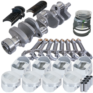 Eagle 62109030 fits Chevy LT1 350 1Pc 3.750in Crank 5.700in I-Beam Rods 7cc Dome 4.030in Pistons Rotating Assembly
