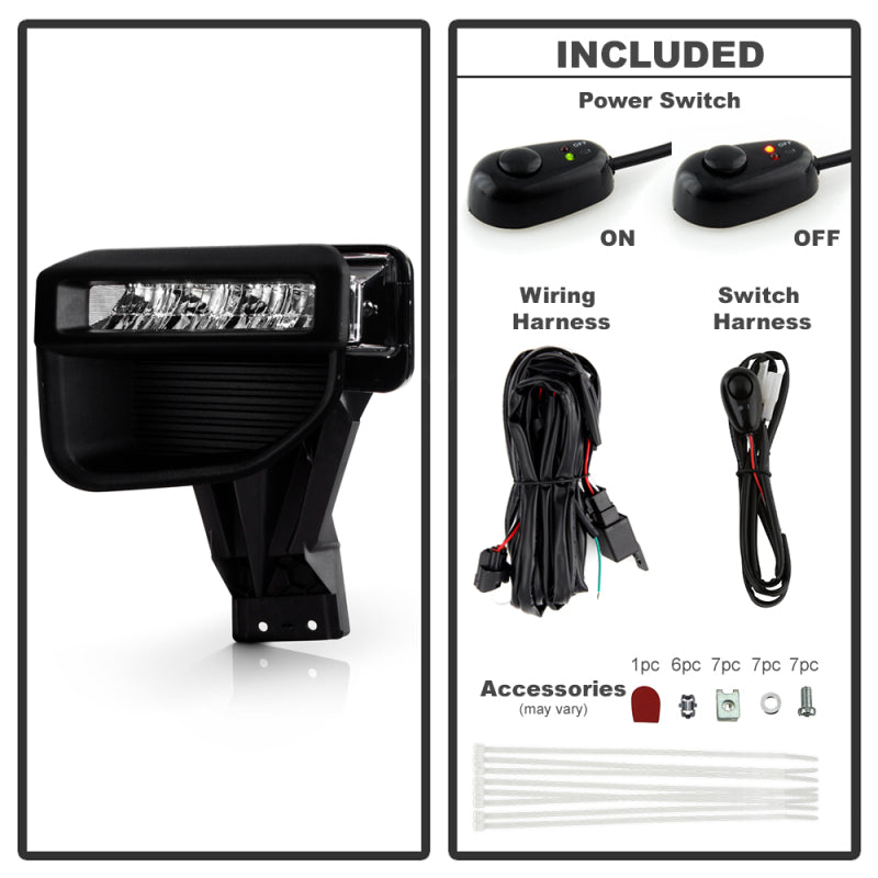 Spyder 9051135 fits Ford 20-22 F250/F350 Super Duty OEM Full LED Fog Lights W/
