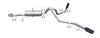 Gibson  69004B fits Ford 99-04 F-250 Super Duty Lariat 6.8L 2.5in Cat-Back Dual